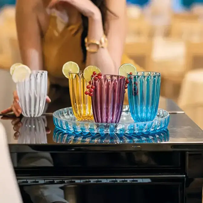 Guzzini, Dolcevita Low Tumbler: Turquoise