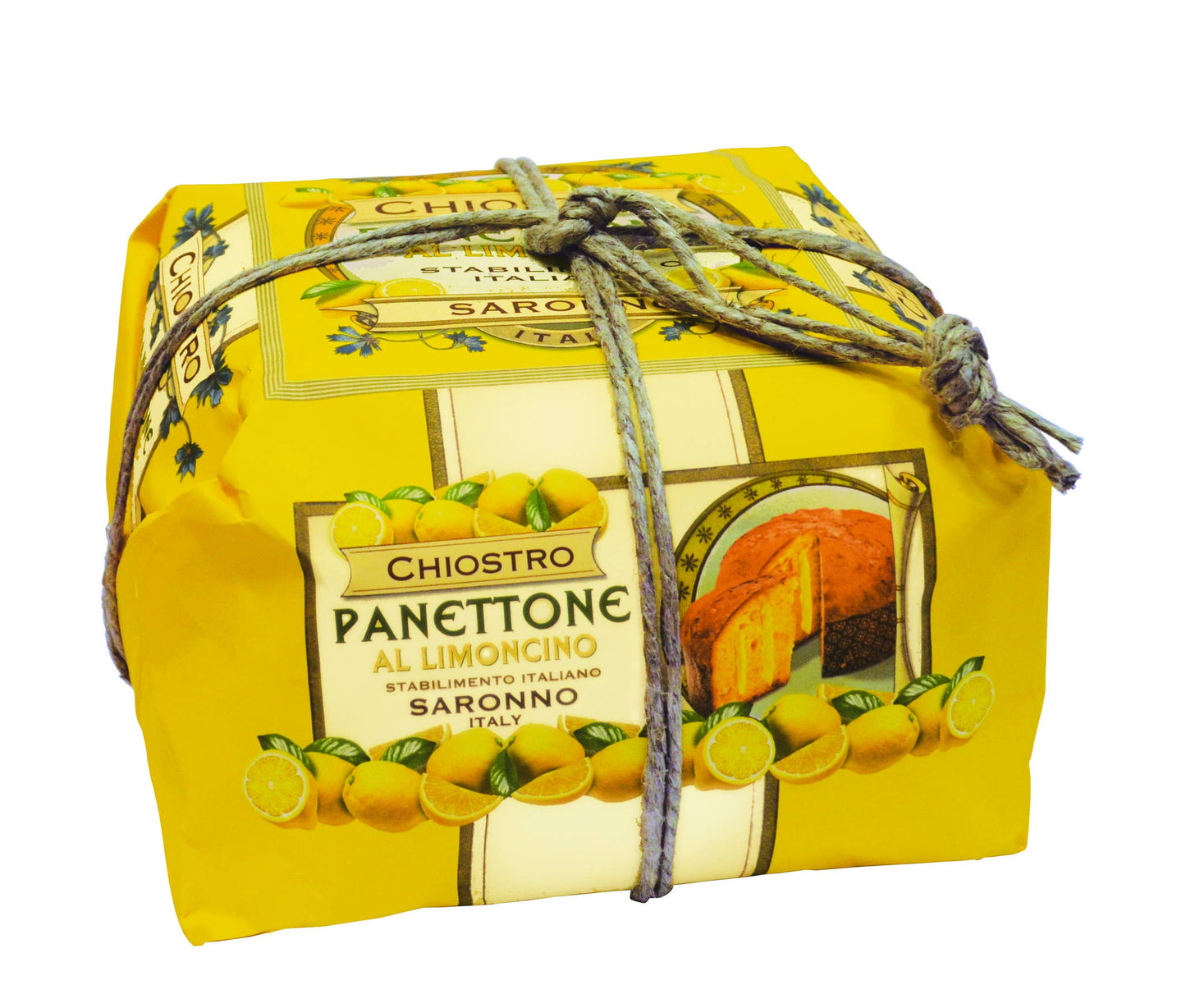 Limoncello Panettone-Hand Wrapped by Chiostro di Saronno