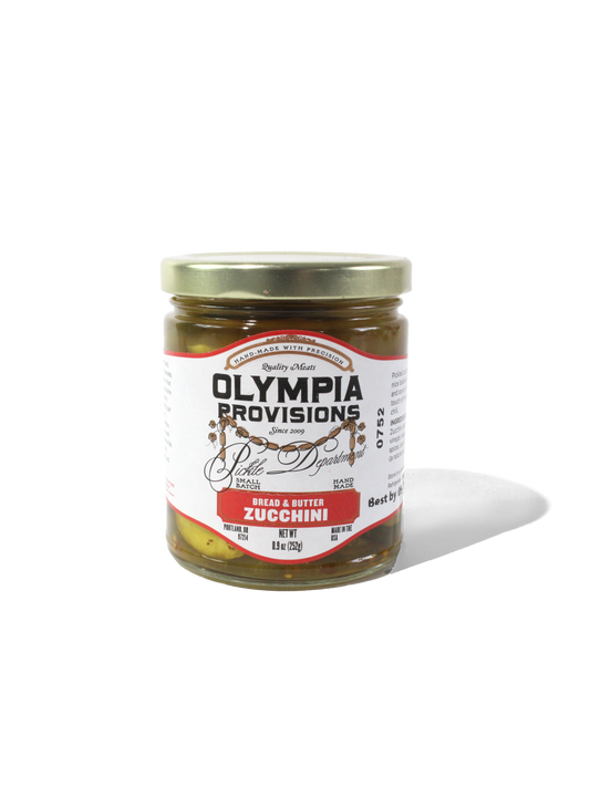 Bread & Butter Zucchini Pickles, Olympia Provisions