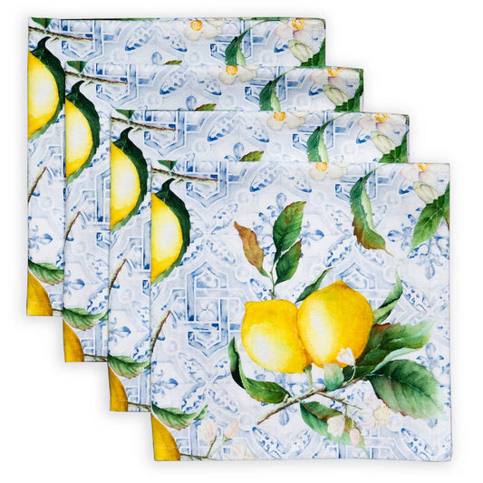 Citrus cloth napkin