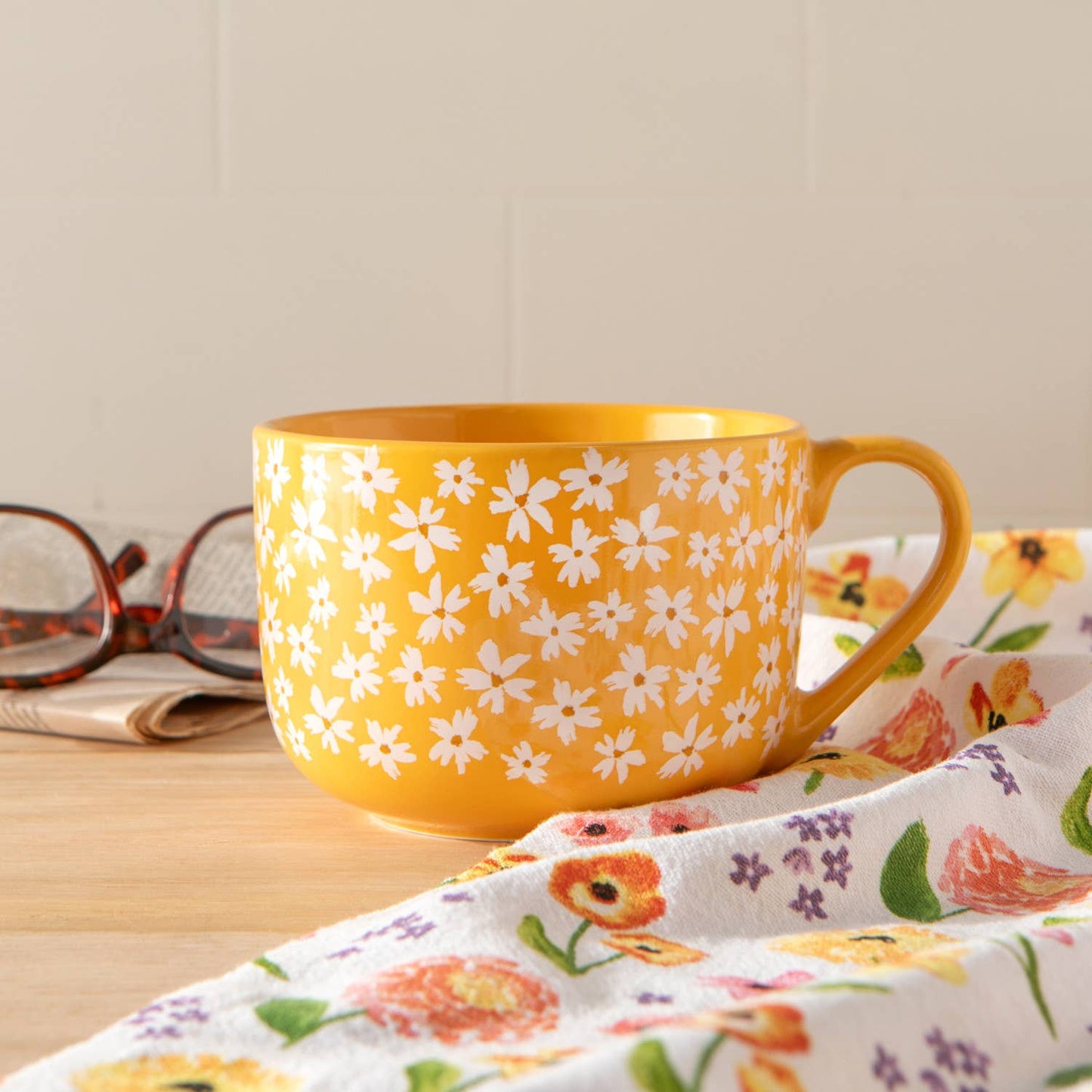 Mug, Full Bloom yellow