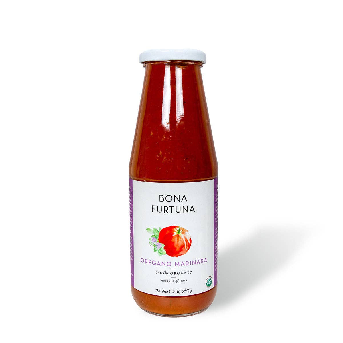 Sauce, Bona Furtuna. Marinara Pasta Sauce with Oregano Flowers: 720 ml