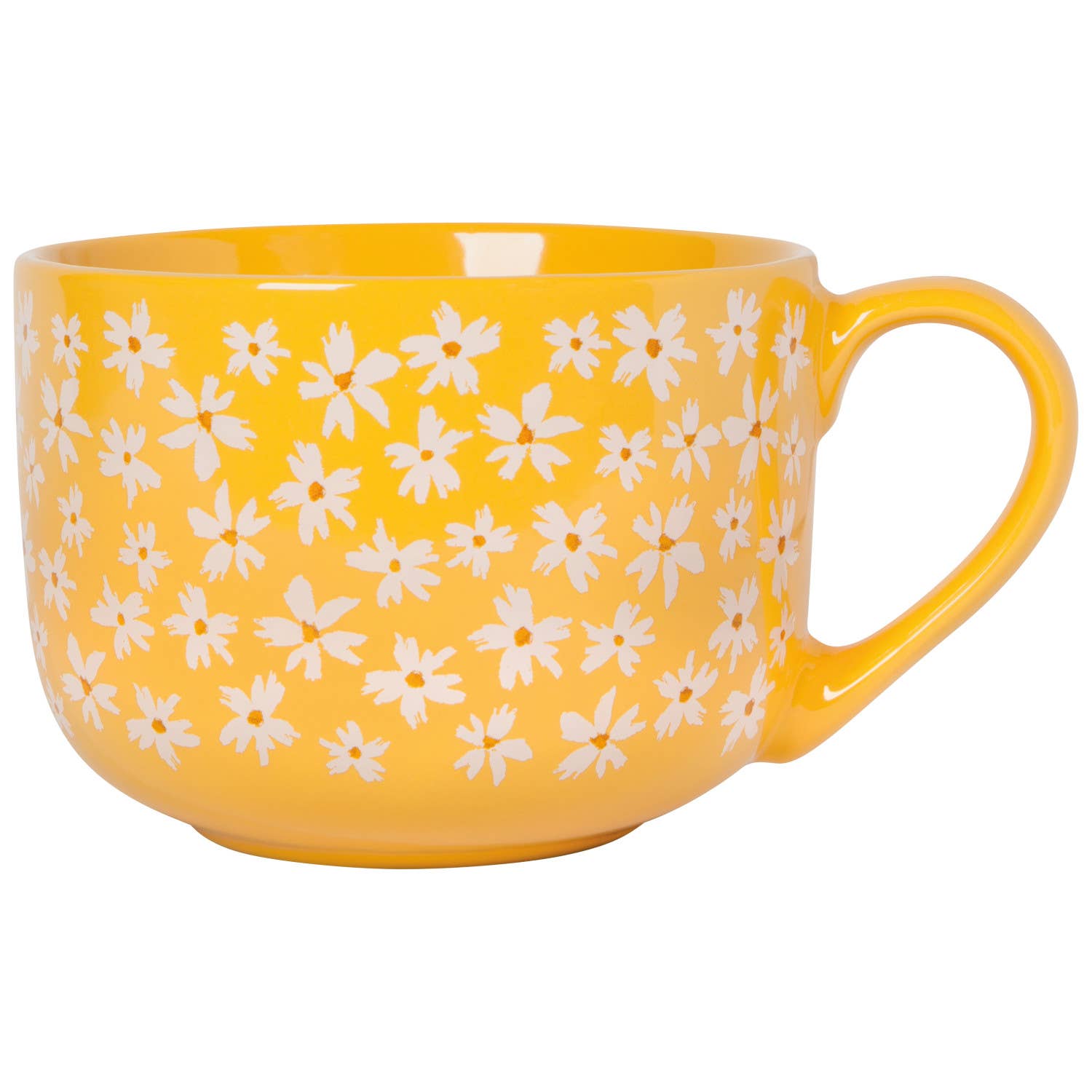Yellow soup mug