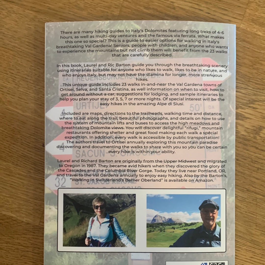 Book, Walking in Italy's Val Gardena