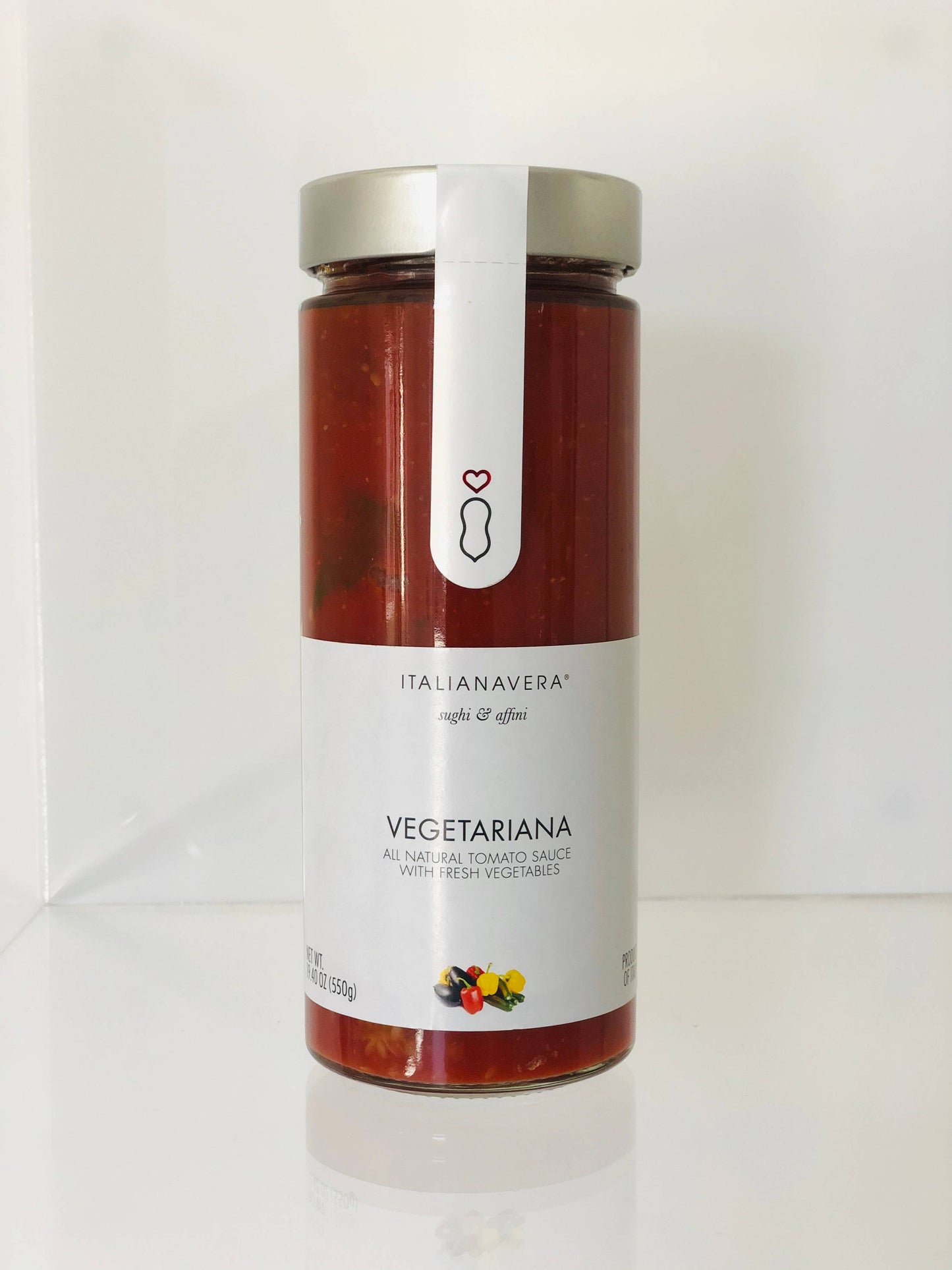 "Vegetariana" Tomato Sauce with Vegetables by Italianavera, 550g