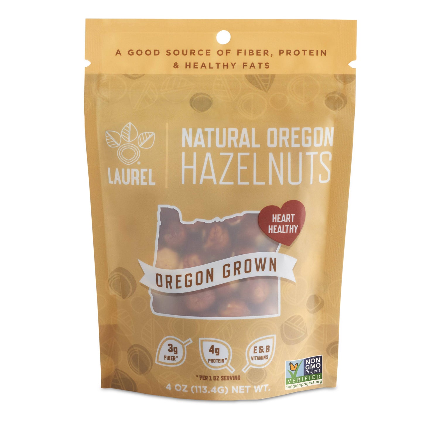 Hazelnut Kernels, Natural, 4 oz Sup