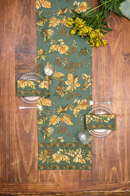 Adirondack table runner, April Cornell