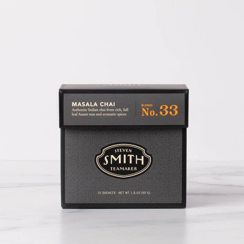 Masala Chai - Blended Spiced Black Tea - Retail Cartons: Carton Case