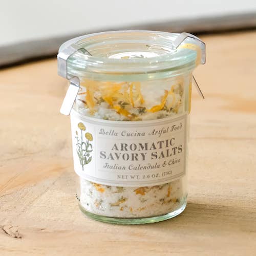 Calendula and Chive Salt