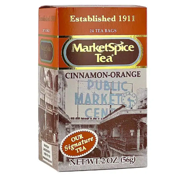 MarketSpice Tea - Signature Cinnamon Orange - 24 ct 12 Pack