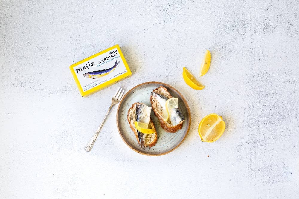 Matiz Sardines with Lemon - 4.2oz Tin