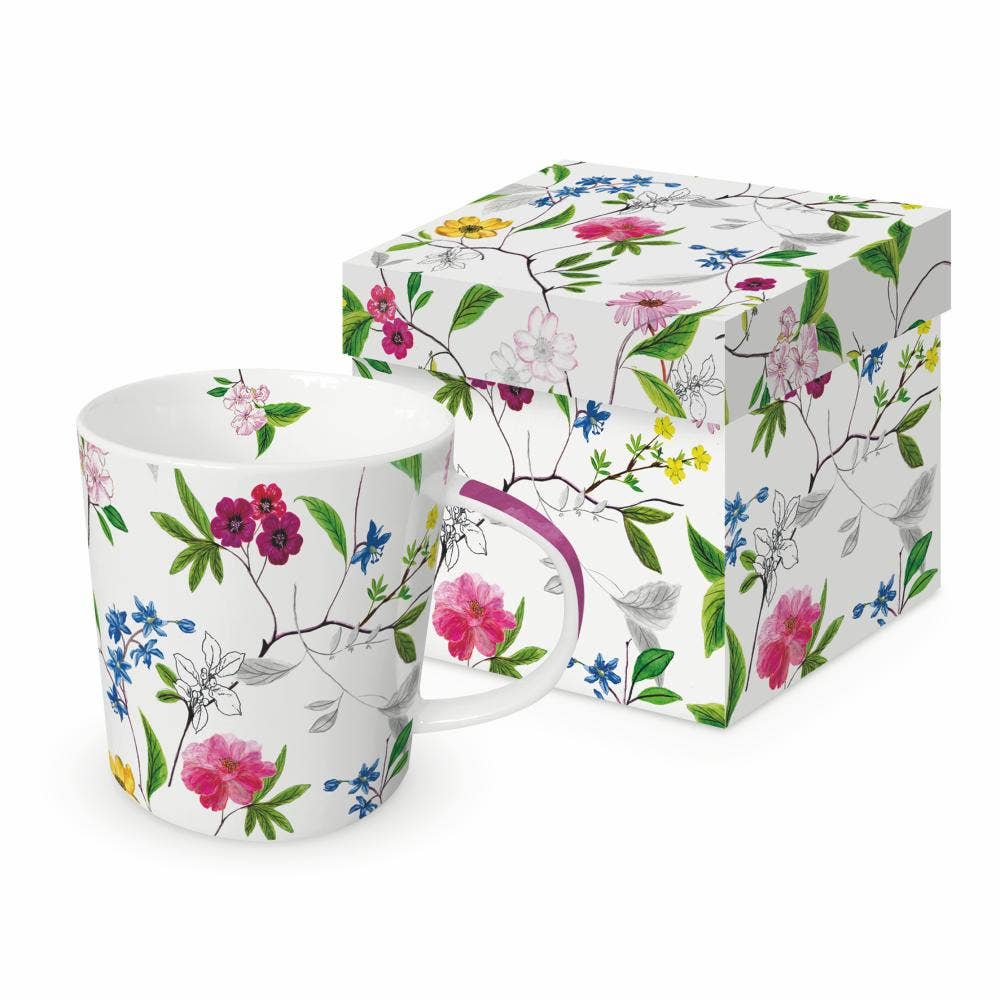 Mug in gift box, Flower Power