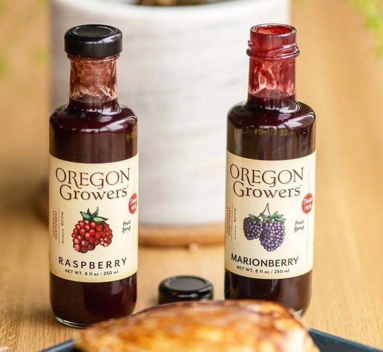 Raspberry Fruit Syrup, Oregon Growers