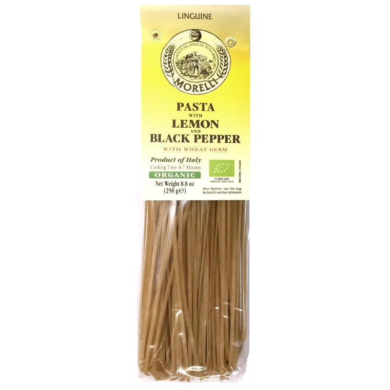 Linguine Pasta with Lemon and Black Pepper, 8.8oz