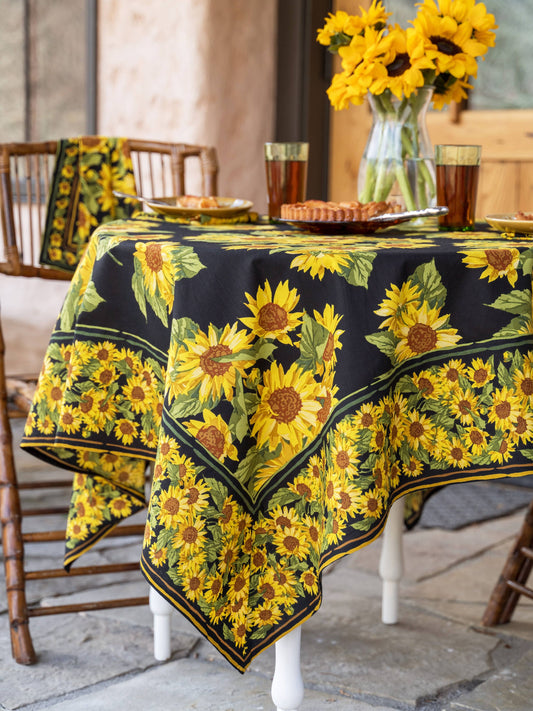 Sunflower Valley Table Cloth, 60" x 90"