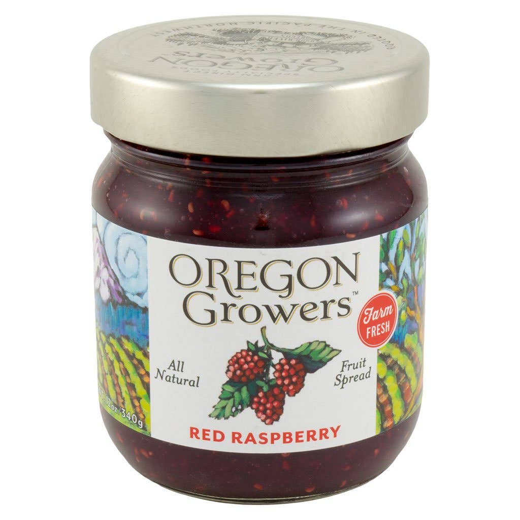 Oregon raspberry fruit spread