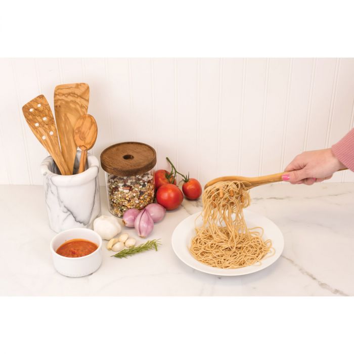 Spaghetti Server, Olive wood